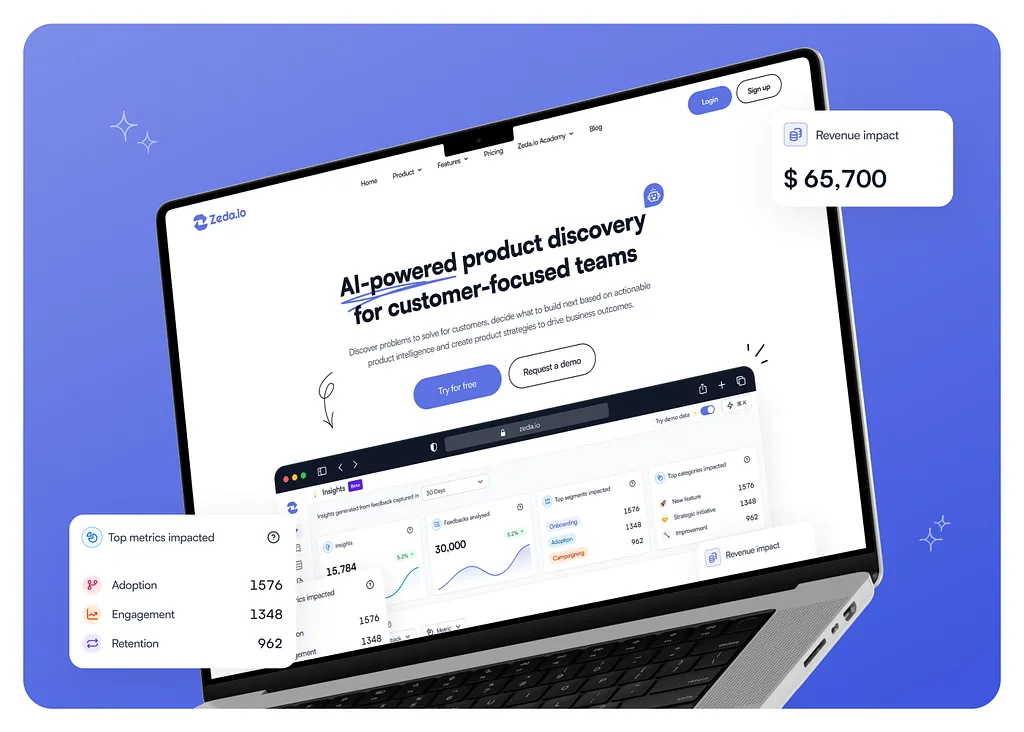 Zeda.io Website Design